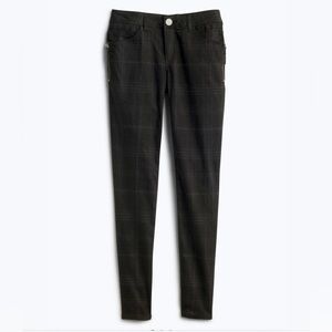 NWT New Democracy Martie Ab Solution Printed Side Zip Gray Skinny Pant sz 16